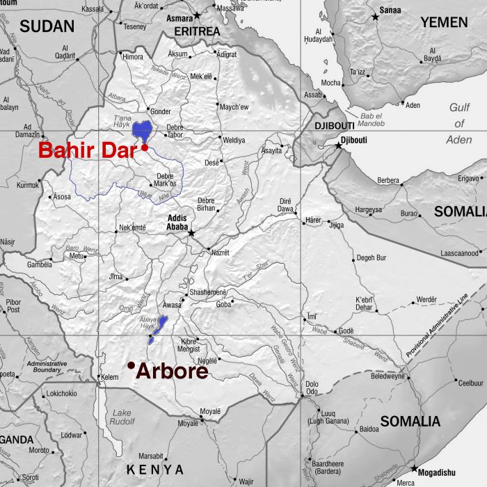Karte Bahir Dar
